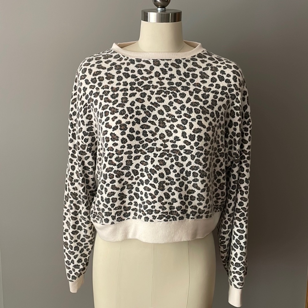 Z Supply Leopard Print Top